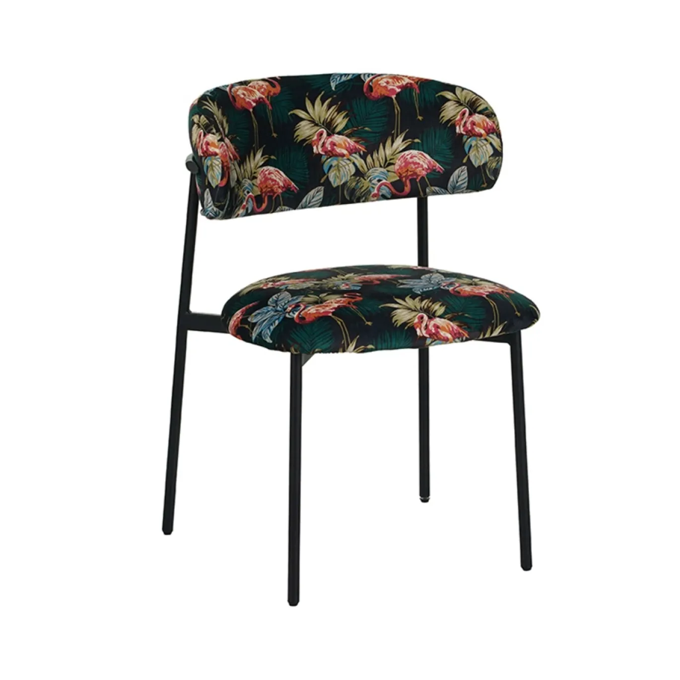 LABEL51 Eetkamerstoel Ferry Flamingo Print
