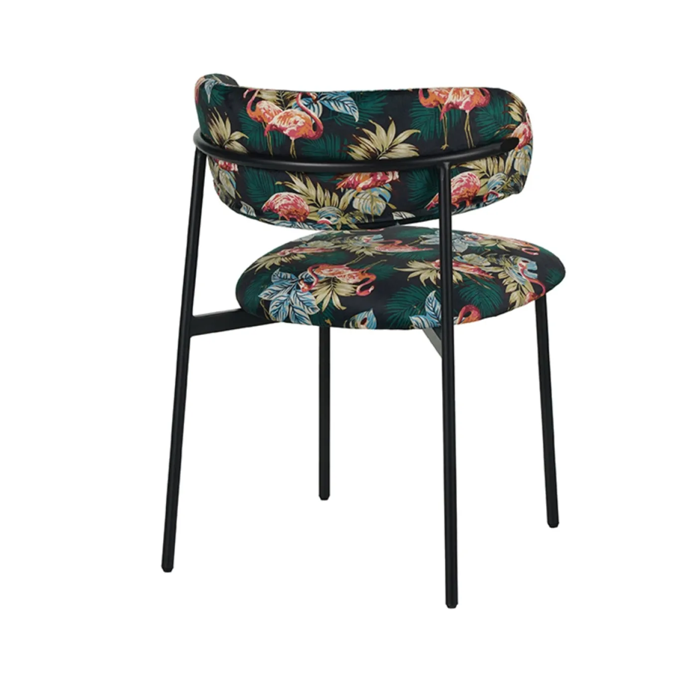 LABEL51 Eetkamerstoel Ferry Flamingo Print