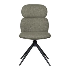 LABEL51 Eetkamerstoel Finn Bouclé Mushroom