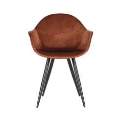Label51 Eetkamerstoel Forli Rust Velvet