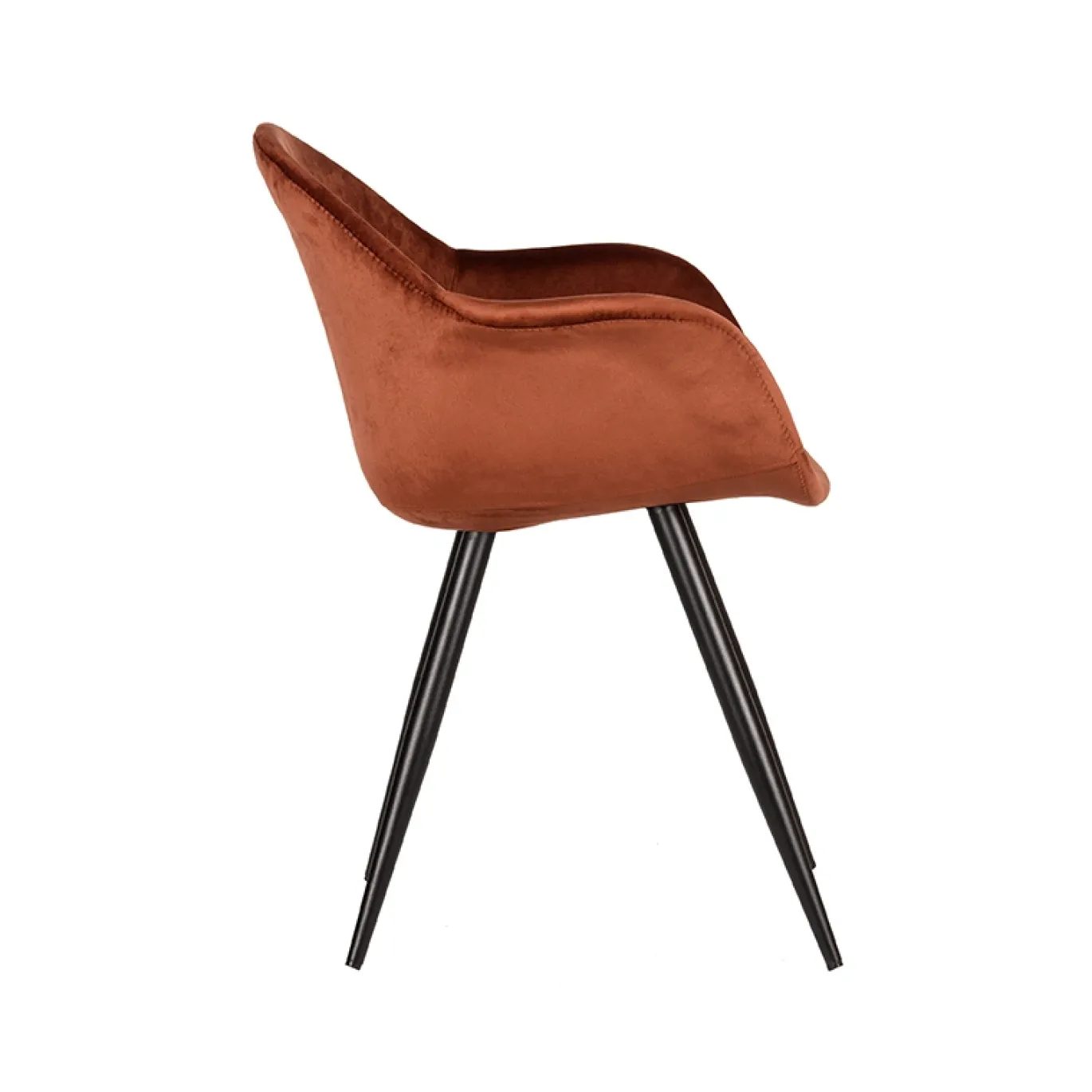 Label51 Eetkamerstoel Forli Rust Velvet