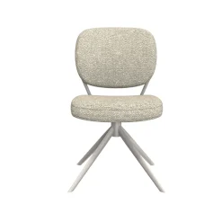 LABEL51 Eetkamerstoel Geneva Bouclé Naturel/Taupe