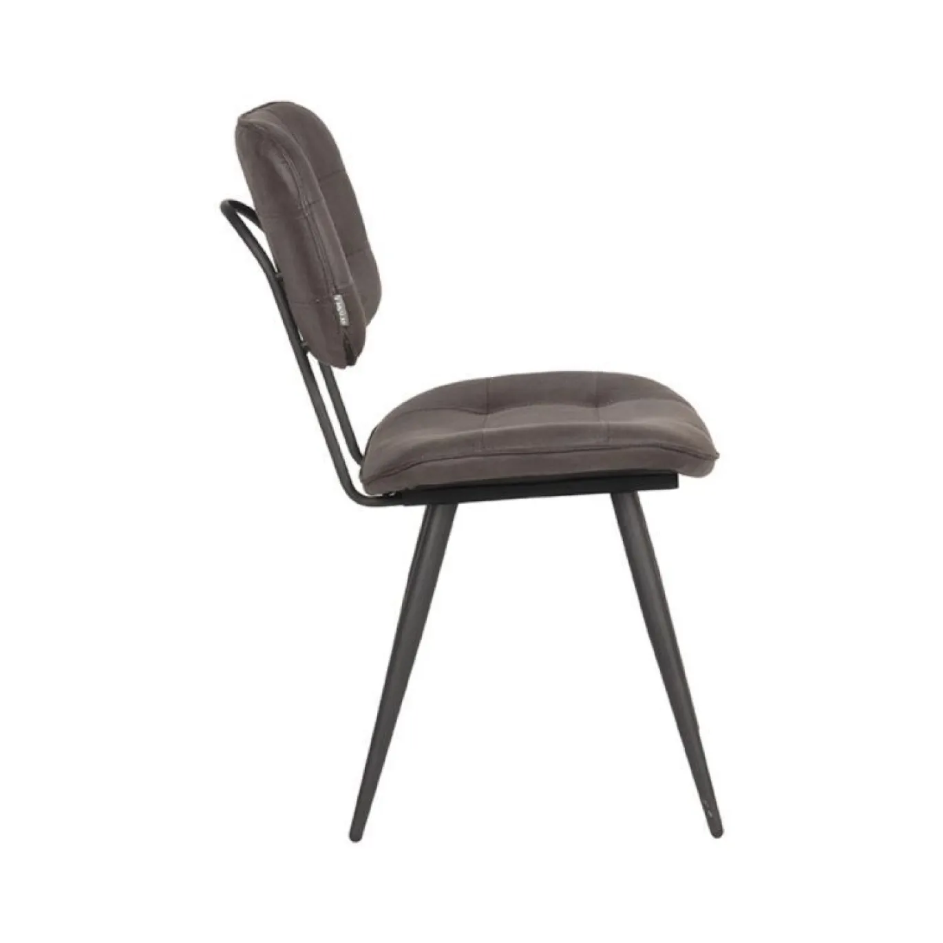 LABEL51 Eetkamerstoel Gus Antraciet Microfiber
