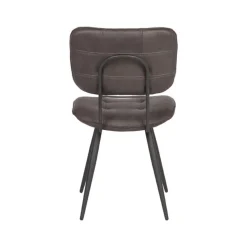 LABEL51 Eetkamerstoel Gus Antraciet Microfiber