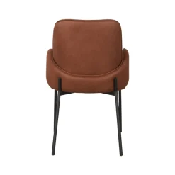 LABEL51 Eetkamerstoel Jari Cognac Microfiber