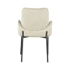 LABEL51 Eetkamerstoel Joni Beige Fluweel