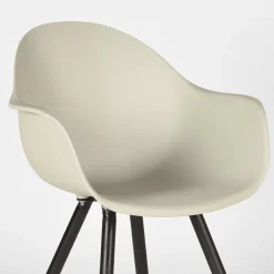 Label51 Eetkamerstoel Luca Beige Wit