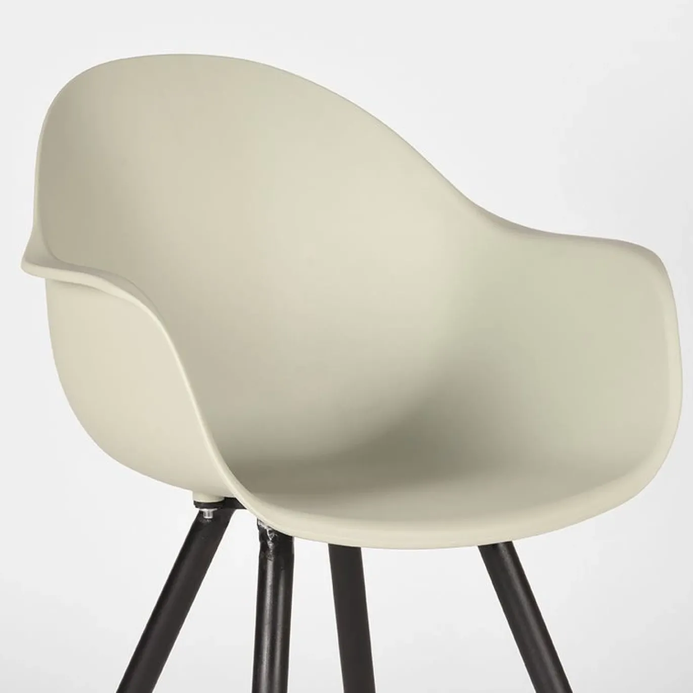 Label51 Eetkamerstoel Luca Beige Wit