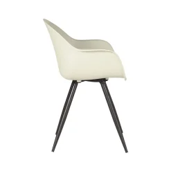 Label51 Eetkamerstoel Luca Beige Wit