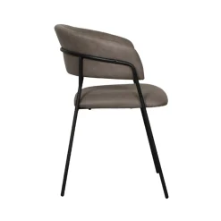 LABEL51 Eetkamerstoel Luuk Micro Suède Taupe