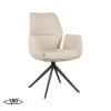 LABEL51 Eetkamerstoel Mellow Naturel/Zwart Boucle