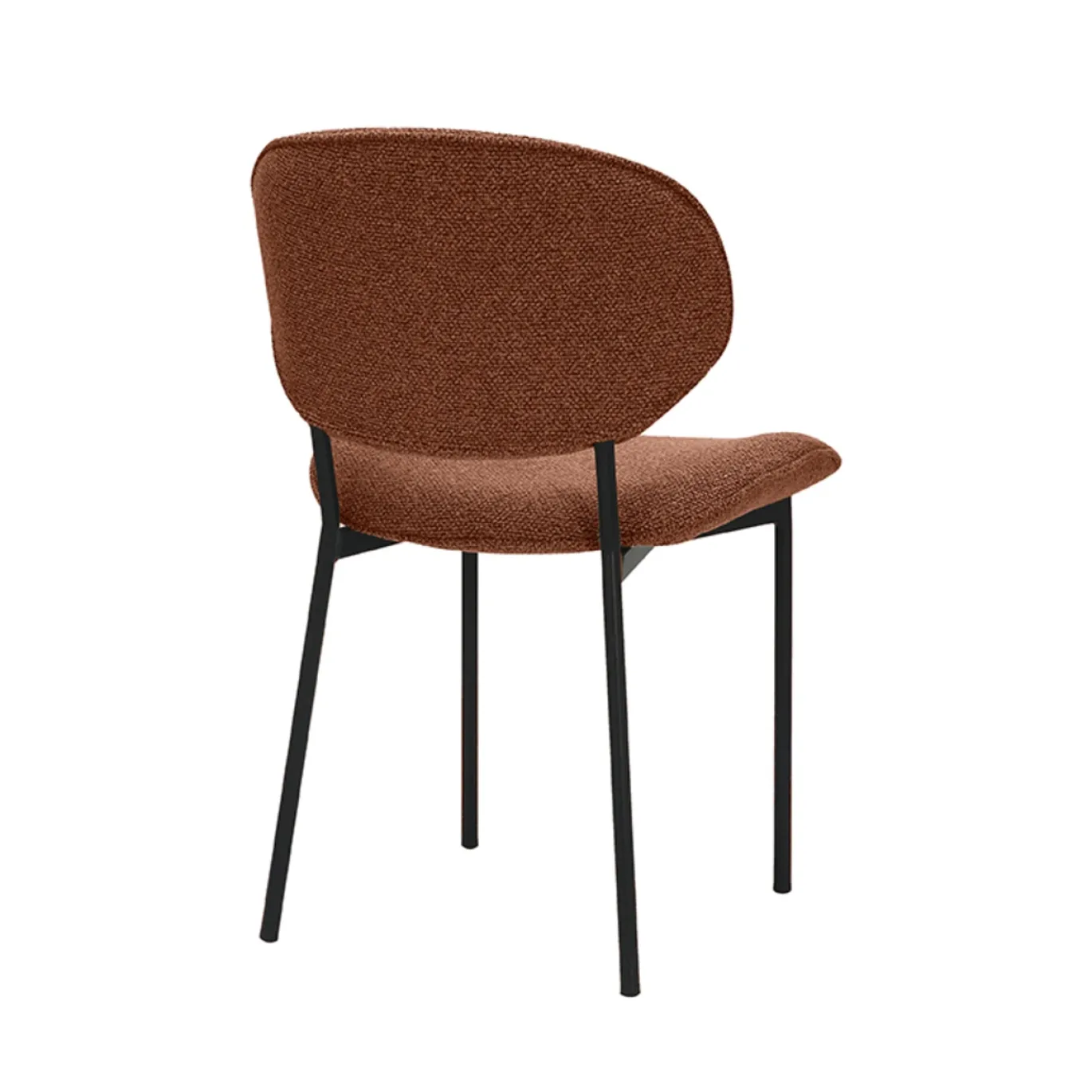 LABEL51 Eetkamerstoel Senn Bouclé Coral