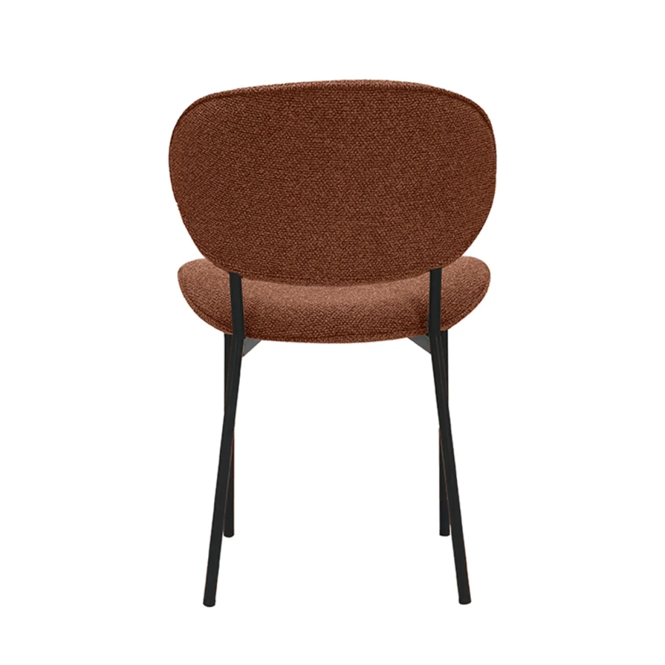 LABEL51 Eetkamerstoel Senn Bouclé Coral