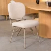 LABEL51 Eetkamerstoel Singapore Bouclé Naturel/Taupe
