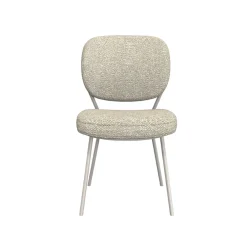 LABEL51 Eetkamerstoel Singapore Bouclé Naturel/Taupe