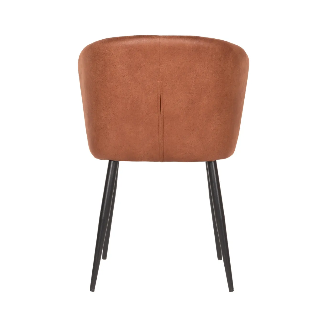 LABEL51 Eetkamerstoel Wave Cognac Microfiber