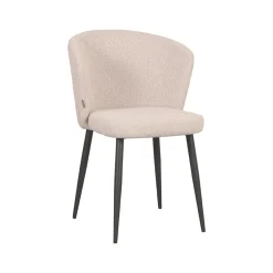 LABEL51 Eetkamerstoel Wave Naturel Bouclé