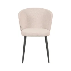 LABEL51 Eetkamerstoel Wave Naturel Bouclé