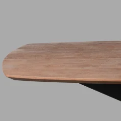 LABEL51 Eetkamertafel Zane Espresso Mangohout 220cm