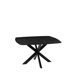 LABEL51 Eettafel Blake Zwart 130x130cm
