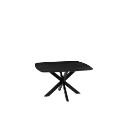 LABEL51 Eettafel Blake Zwart 130x130cm