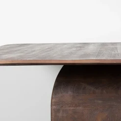 LABEL51 Eettafel Ingo Espresso 130x130cm
