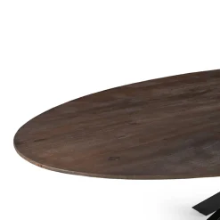 LABEL51 Eettafel James Ovaal Espresso 210cm