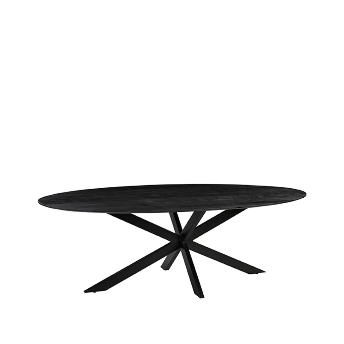 LABEL51 Eettafel James Ovaal Zwart 210cm
