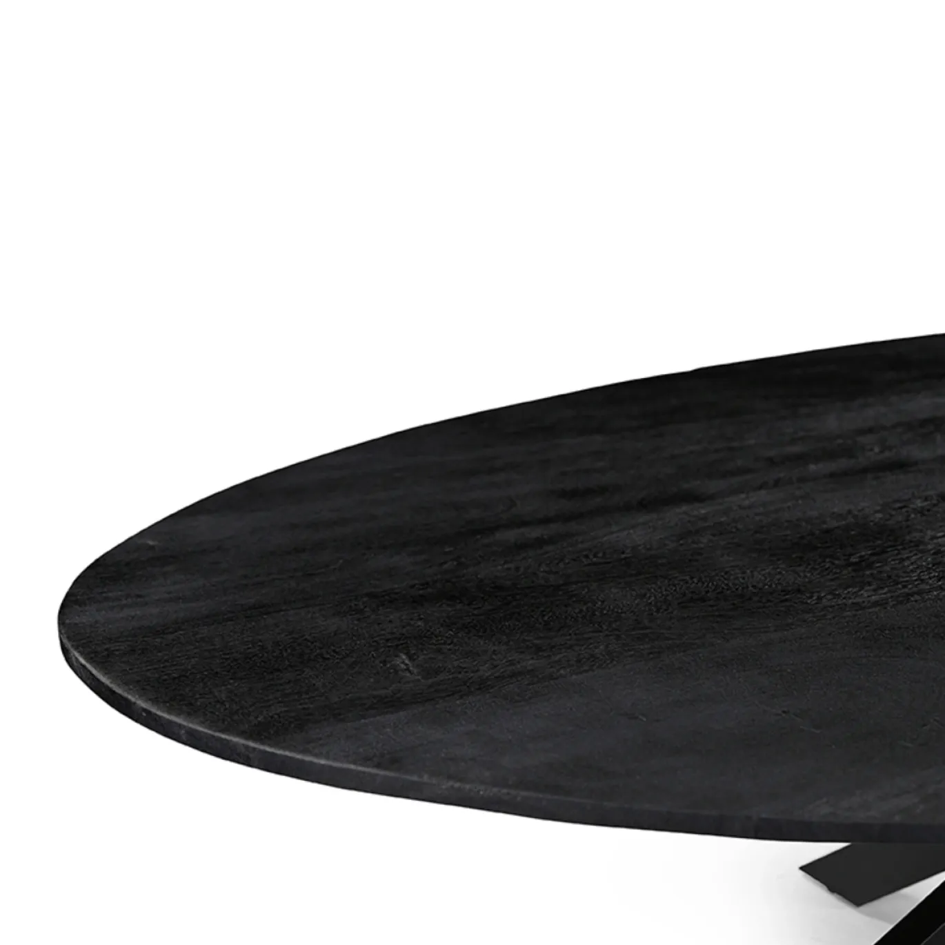 LABEL51 Eettafel James Ovaal Zwart 210cm