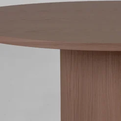 LABEL51 Eettafel Oliva Walnoot Eiken Ø130cm
