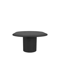 LABEL51 Eettafel Oliva Zwart Eiken Uitschuifbaar 150/200cm