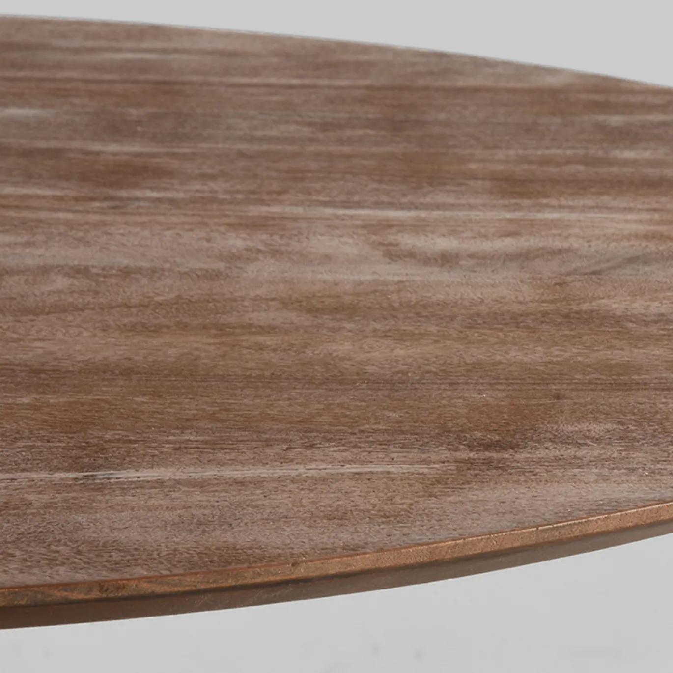 LABEL51 Eettafel Otto 130x130x75 cm Espresso Mangohout