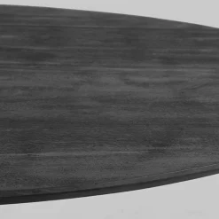 LABEL51 Eettafel Otto Zwart Mangohout Ø130cm