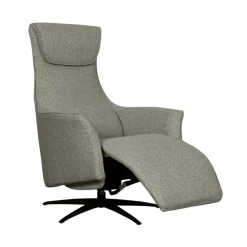 LABEL51 Elektrische Fauteuil Lund Bouclé Truffelgrijs