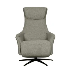 LABEL51 Elektrische Fauteuil Lund Bouclé Truffelgrijs