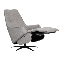 LABEL51 Elektrische Fauteuil Odense Bouclé Mushroom