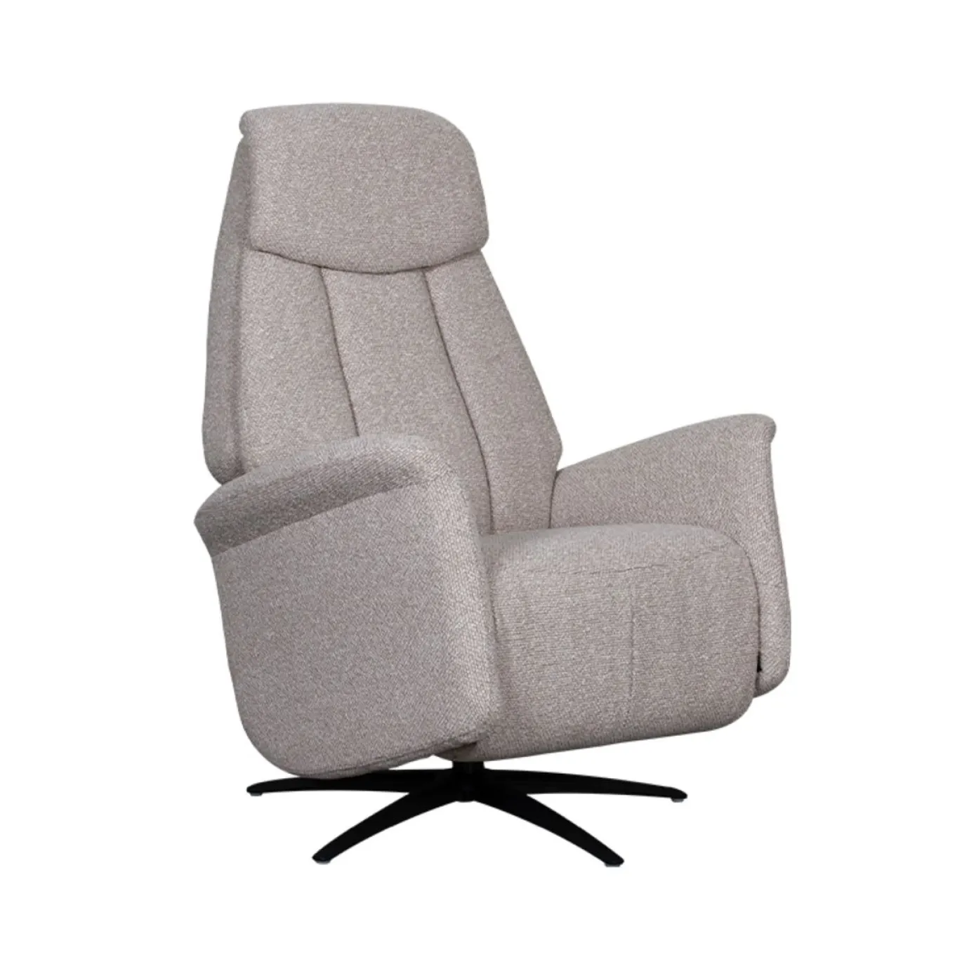 LABEL51 Elektrische Fauteuil Oslo Naturel Bouclé