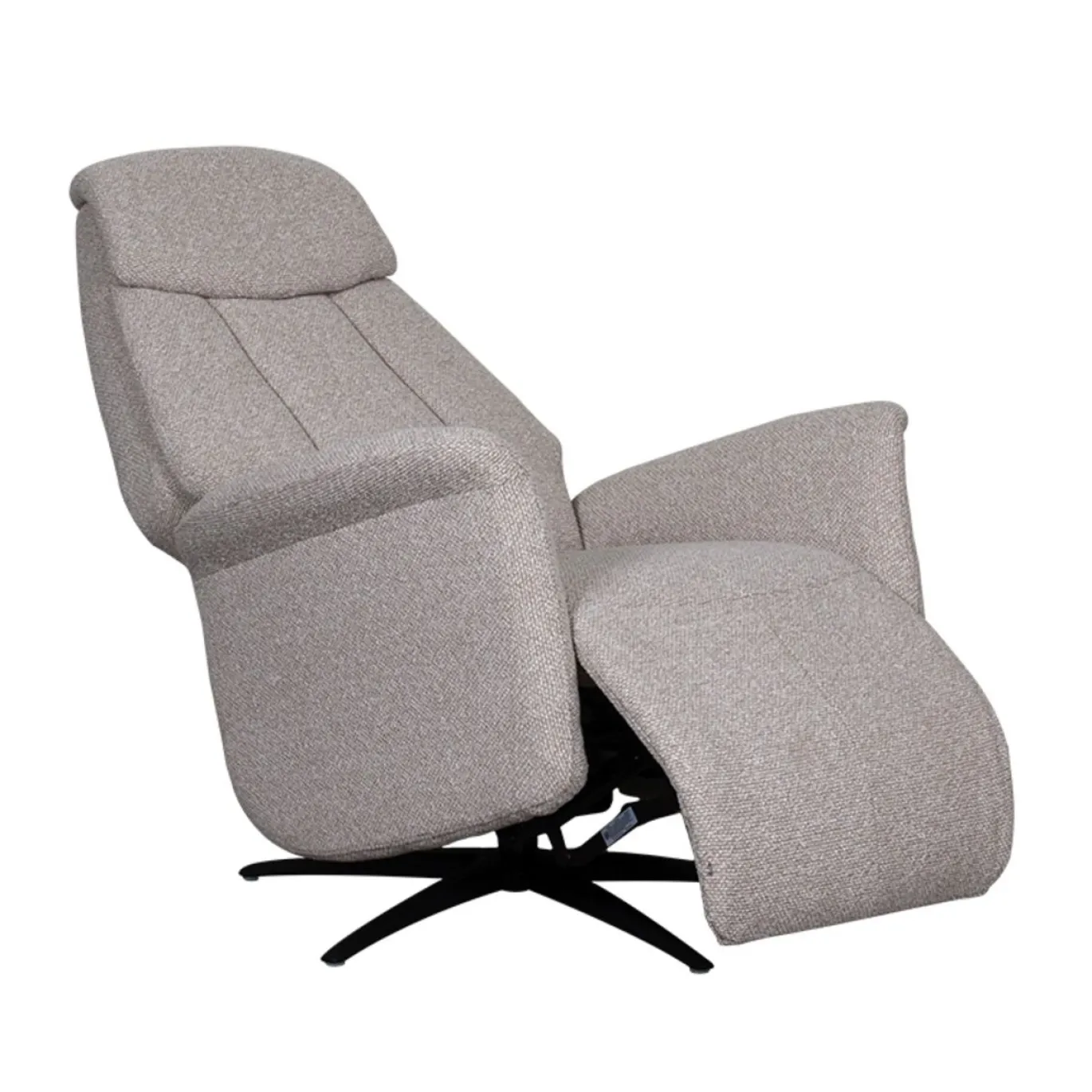 LABEL51 Elektrische Fauteuil Oslo Naturel Bouclé