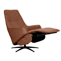 LABEL51 Elektrische Fauteuil Odense Bouclé Koraal