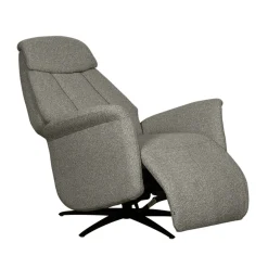 LABEL51 Elektrische Fauteuil Oslo Bouclé Mushroom