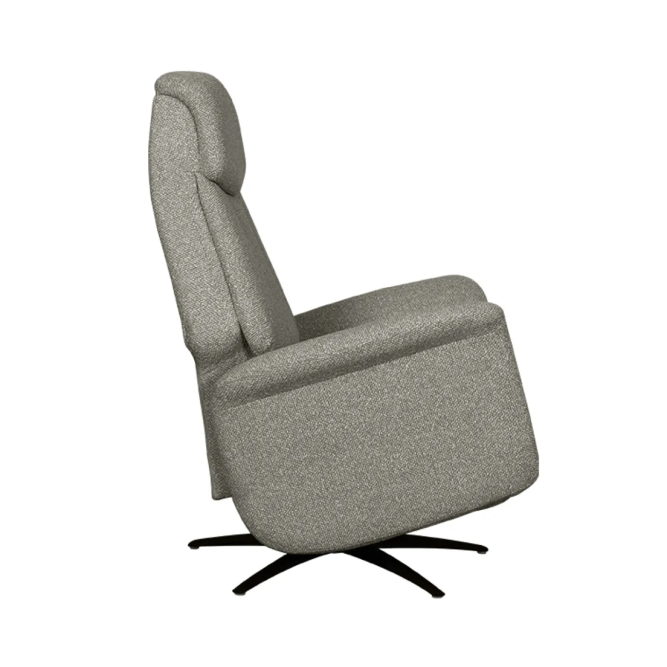 LABEL51 Elektrische Fauteuil Oslo Bouclé Mushroom