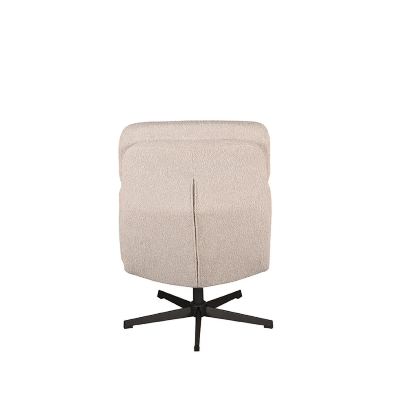 LABEL51 Fauteuil Alvar + Hocker Naturel Boucle