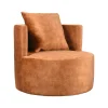 LABEL51 Fauteuil Evy Oker Velours Ø90x75cm