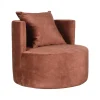 LABEL51 Fauteuil Evy Roest Velours Ø90x75cm