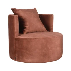 LABEL51 Fauteuil Evy Roest Velours Ø90x75cm