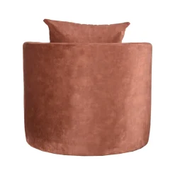 LABEL51 Fauteuil Evy Roest Velours Ø90x75cm