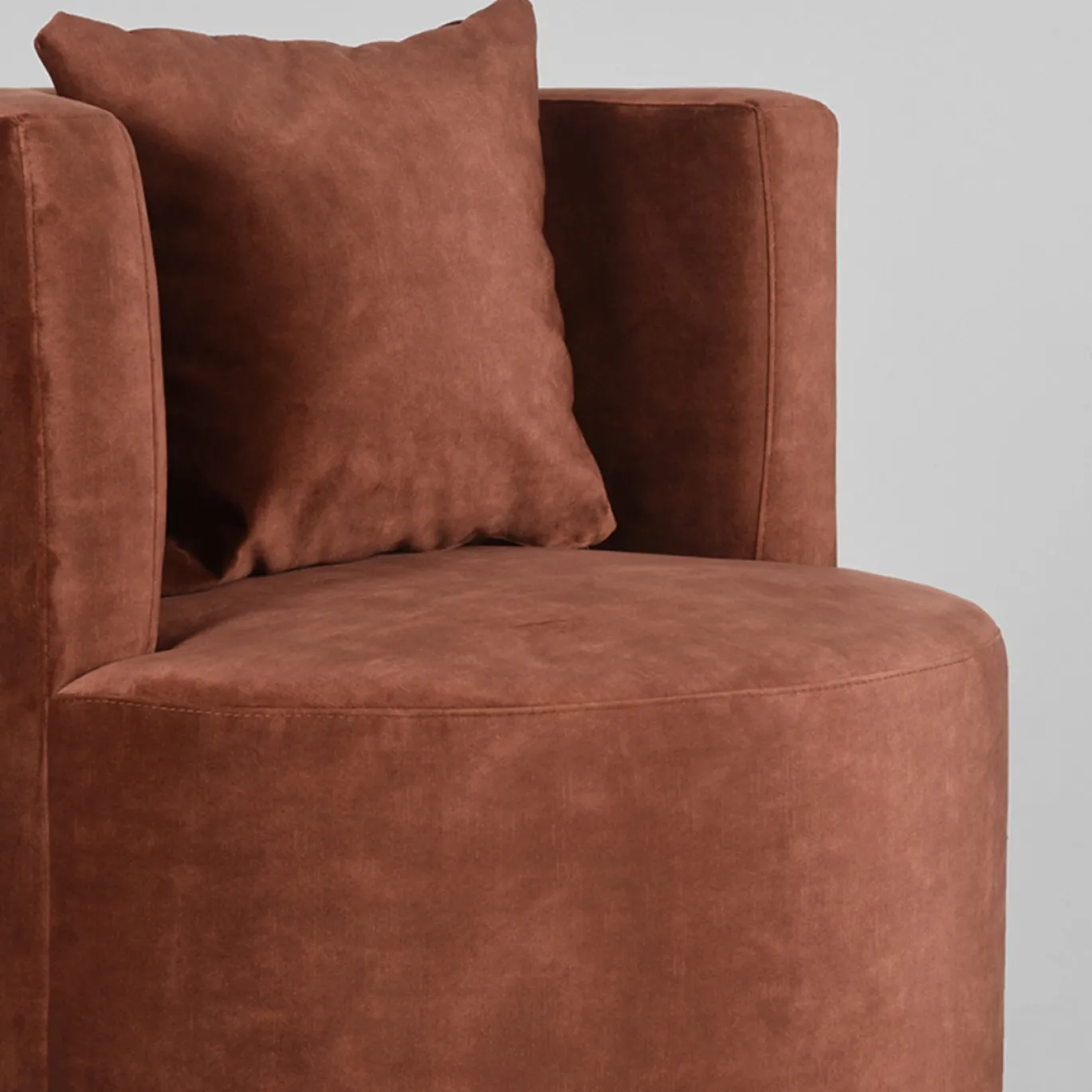 LABEL51 Fauteuil Evy Roest Velours Ø65x75cm
