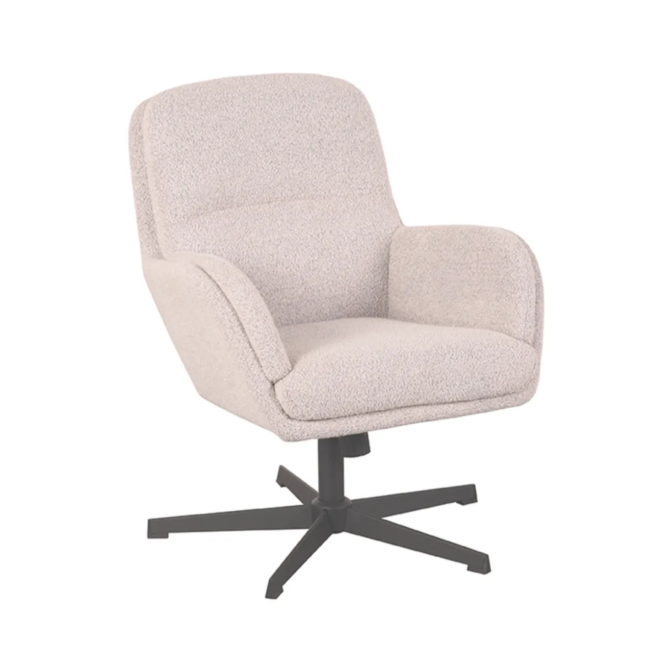 LABEL51 Fauteuil Moss Naturel Bouclé