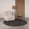 LABEL51 Fauteuil Take It Easy Naturel Boucle