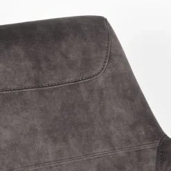 LABEL51 Fauteuil Toby Antraciet Velours